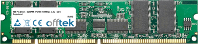 168 Pin Dimm - SDRAM - PC100 (100Mhz) - 3.3V - ECC Registered