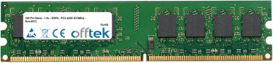 240 Pin Dimm - 1.8v - DDR2 - PC2-4200 (533Mhz) - Non-ECC