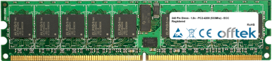 240 Pin Dimm - 1.8v - DDR2 - PC2-3200 (400Mhz) - ECC Registered