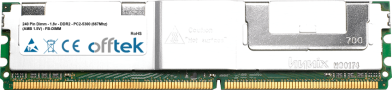 240 Pin Dimm - 1.8v - DDR2 - PC2-4200 (533Mhz) (AMB 1.5V) - FB-DIMM
