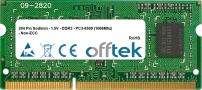 204 Pin Sodimm - 1.35v - DDR3 - PC3-14900 (1866Mhz) - Non-ECC