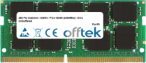 260 Pin 1.2v DDR4 PC4-19200 (2400Mhz) ECC SoDimm