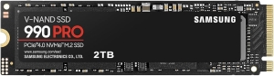 2TB - Samsung 990 PRO PCIe 4.0 NVMe M.2 2280 Internal Solid State Drive (SSD)