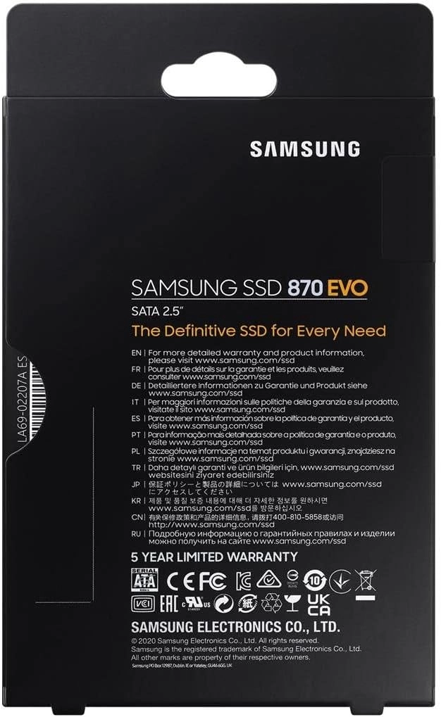 Samsung SSD 870 EVO 2.5 Inch Intelligent Turbo Write Magician 6 Software
