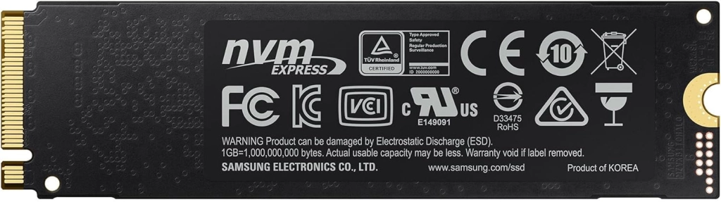 Samsung 970 EVO Plus PCIe NVMe M.2 2280 SSD Internal Solid State Drive