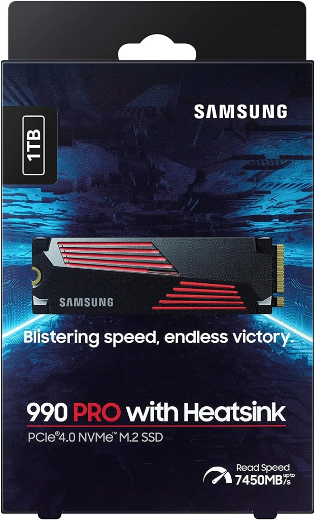 Samsung 990 PRO Heatsink M.2 2280 PCIe 4.0 NVMe Internal Solid State Drive (SSD)