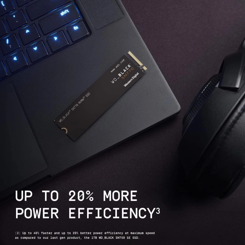 WD_BLACK SN770 M.2 2280 PCIe Gen4 NVMe Gaming SSD