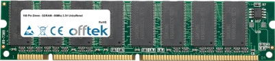 128MB Module - 168 Pin 3.3v PC100 SDRAM Dimm