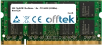2GB Module - 200 Pin 1.8v DDR2 PC2-6400 SoDimm