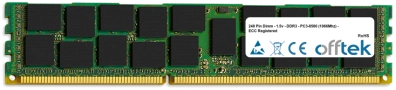 2GB Module - 240 Pin 1.5v DDR3 PC3-10664 ECC Registered Dimm (Dual Rank)