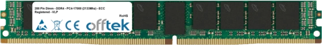 16GB Module - 288 Pin 1.2v DDR4 PC4-19200 ECC Registered Dimm (VLP)