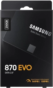 250GB - Samsung SSD 870 EVO 2.5 Inch Intelligent Turbo Write Magician 6 Software