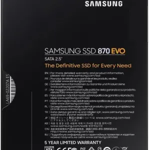 Samsung SSD 870 EVO 2.5 Inch Intelligent Turbo Write Magician 6 Software