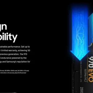 Samsung 970 EVO NVMe PCIe M.2 2280 Internal SSD