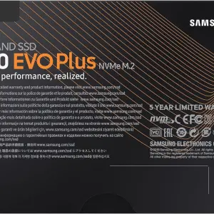 Samsung 970 EVO Plus PCIe NVMe M.2 2280 SSD Internal Solid State Drive