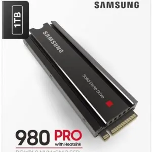 Samsung 980 PRO M.2 2280 PCIe 4.0 NVMe SSD Internal Solid State Drive with Heatsink