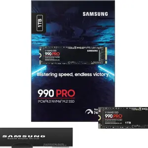 Samsung 990 PRO PCIe 4.0 NVMe M.2 2280 Internal Solid State Drive (SSD)