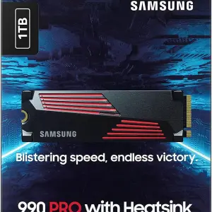 Samsung 990 PRO Heatsink M.2 2280 PCIe 4.0 NVMe Internal Solid State Drive (SSD)